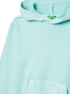 United Colors Of Benetton Bluza 3WITC204G Niebieski Relaxed Fit