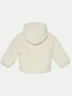 United Colors Of Benetton Futro 2A4SGN03G Écru Regular Fit