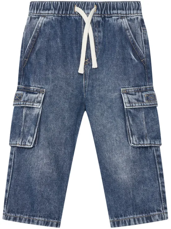 United Colors Of Benetton Jeansy 4KEHGF02N Granatowy Straight Fit