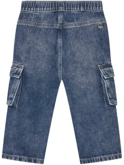 United Colors Of Benetton Jeansy 4KEHGF02N Granatowy Straight Fit