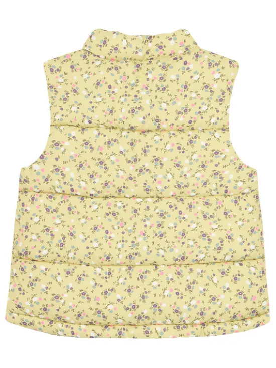 United Colors Of Benetton Kamizelka 2V3YGJ00O Żółty Regular Fit