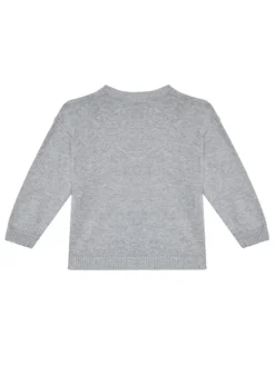 United Colors Of Benetton Kardigan 120YG600G Szary Regular Fit
