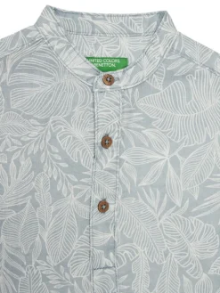 United Colors Of Benetton Koszula 5OUGGQ02G Niebieski Regular Fit
