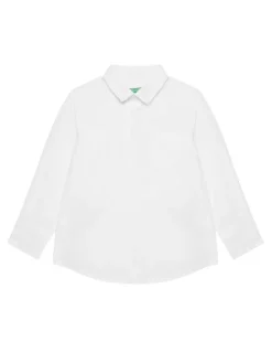United Colors Of Benetton Koszula 59UXGQ029 Biały Regular Fit
