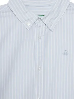 United Colors Of Benetton Koszula 54AZCQ00R Błękitny Regular Fit