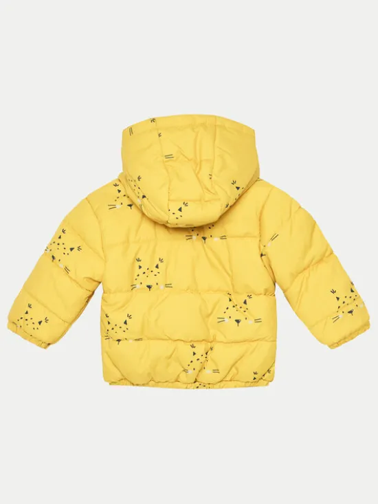 United Colors Of Benetton Kurtka zimowa 2ITSAN00M Żółty Regular Fit