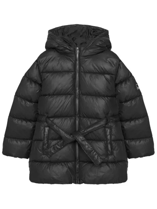 United Colors Of Benetton Kurtka zimowa 2NQRCN06O Czarny Regular Fit