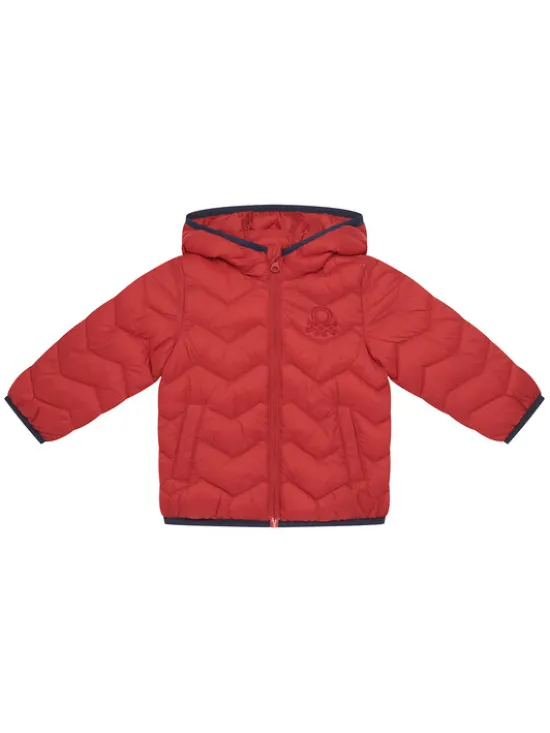 United Colors Of Benetton Kurtka zimowa 2TWDGN02V Czerwony Regular Fit