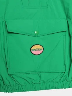 United Colors Of Benetton Kurtka anorak 24OXCN02T Zielony Regular Fit