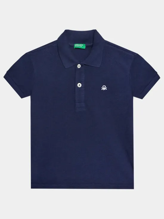 United Colors Of Benetton Polo 3089G3008 Granatowy Regular Fit