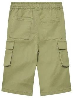 United Colors Of Benetton Spodnie materiałowe 4TCGGF02B Zielony Regular Fit