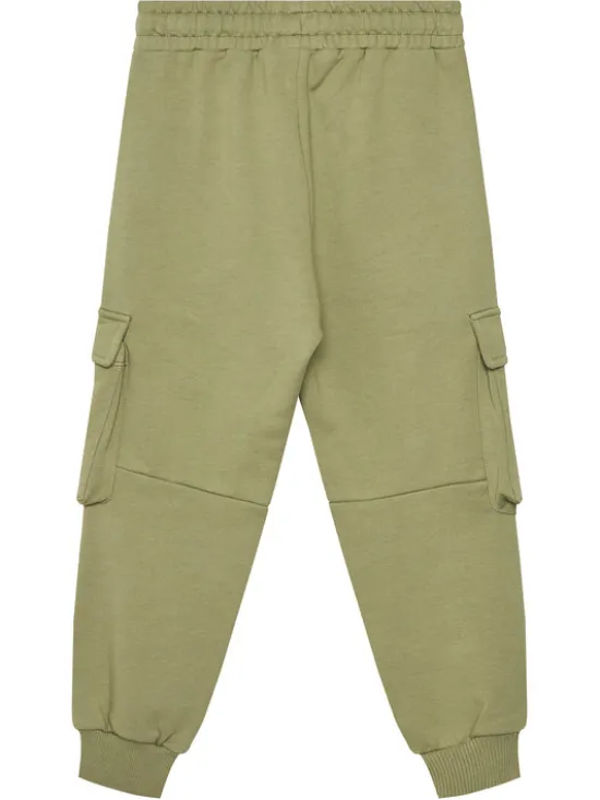 United Colors Of Benetton Spodnie dresowe 3UNICF066 Zielony Regular Fit