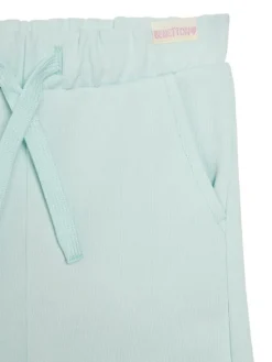 United Colors Of Benetton Spodnie dresowe 3UNIGF04P Zielony Wide Leg