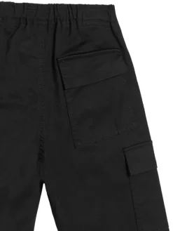 United Colors Of Benetton Spodnie materiałowe 4XZXCF04I Czarny Loose Fit