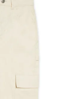 United Colors Of Benetton Spodnie materiałowe 4L2VCE040 Beżowy Wide Leg