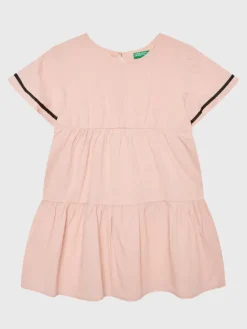 United Colors Of Benetton Sukienka letnia 4O9TGV00P Różowy Regular Fit