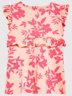 United Colors Of Benetton Sukienka letnia 3HD3GV005 Różowy Regular Fit
