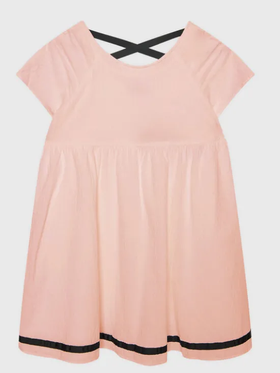 United Colors Of Benetton Sukienka letnia 4O9TCV013 Różowy Regular Fit