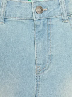 United Colors Of Benetton Szorty jeansowe 4XA2C9010 Błękitny Regular Fit