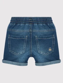 United Colors Of Benetton Szorty jeansowe 4BAY59GD0 Granatowy Regular Fit