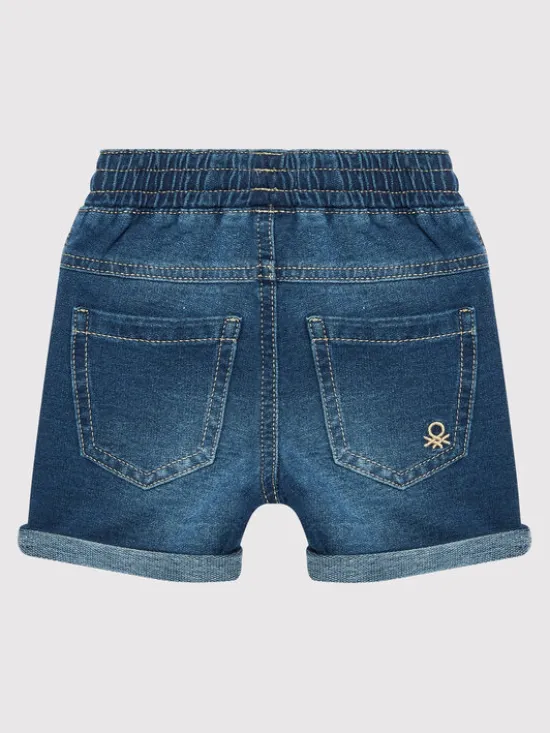 United Colors Of Benetton Szorty jeansowe 4BAY59GD0 Granatowy Regular Fit