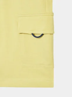 United Colors Of Benetton Szorty materiałowe 3BL0C901U Żółty Regular Fit