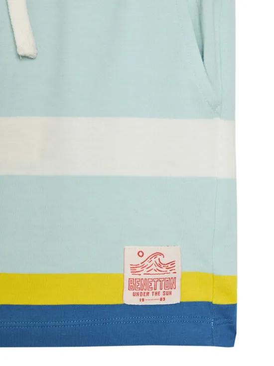 United Colors Of Benetton Szorty sportowe 3FZMG901U Zielony Regular Fit