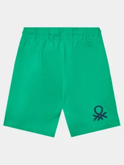 United Colors Of Benetton Szorty sportowe 3BL0G900Q Zielony Regular Fit