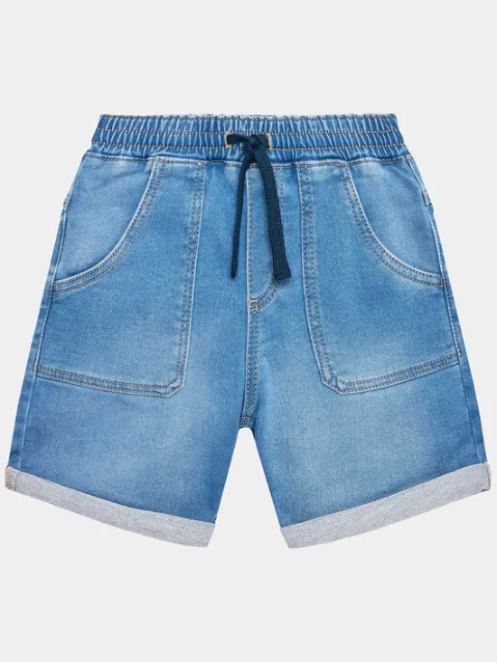 United Colors Of Benetton Szorty jeansowe 49BPG900T Granatowy Regular Fit