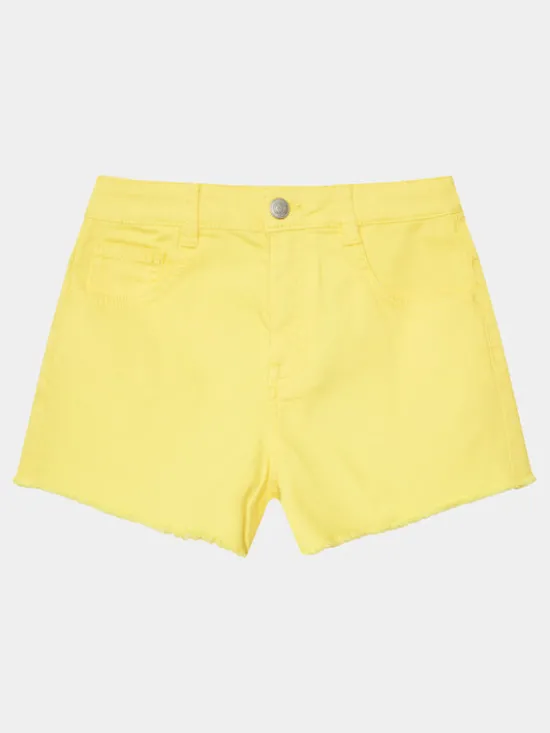United Colors Of Benetton Szorty sportowe 4HB5C901N Żółty Regular Fit