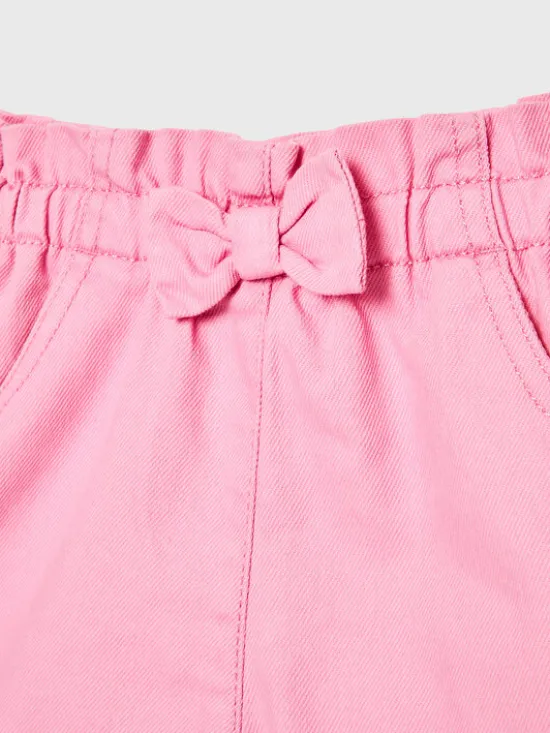 United Colors Of Benetton Szorty materiałowe 4RISG900W Różowy Regular Fit