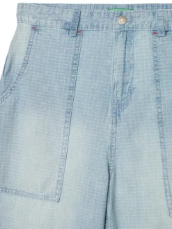 United Colors Of Benetton Szorty materiałowe 43Z9C9042 Niebieski Regular Fit