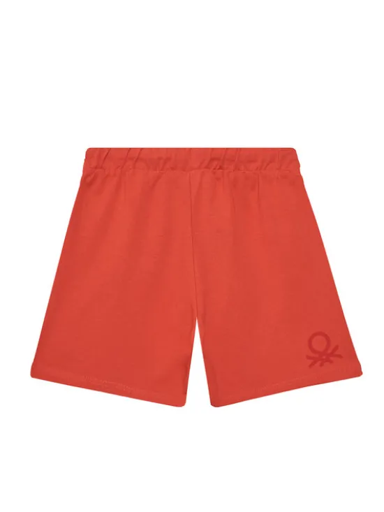 United Colors Of Benetton Szorty sportowe 3BL0G900Q Czerwony Regular Fit