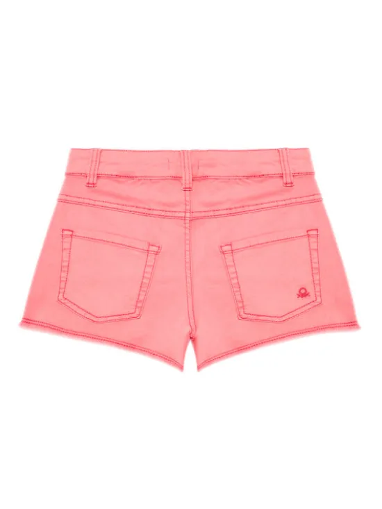 United Colors Of Benetton Szorty jeansowe 4O69C9040 Różowy Regular Fit