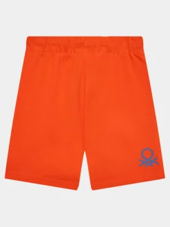 United Colors Of Benetton Szorty sportowe 3BL0G900Q Czerwony Regular Fit