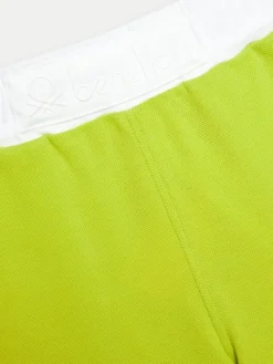 United Colors Of Benetton Szorty sportowe 3088G901H Zielony Regular Fit
