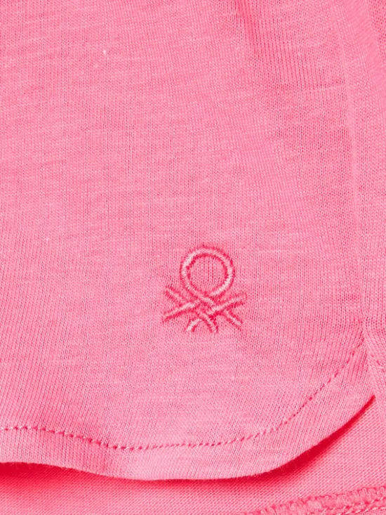 United Colors Of Benetton Szorty sportowe 3I1XG900N Różowy Regular Fit