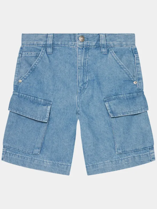 United Colors Of Benetton Szorty jeansowe 4AD7C902I Niebieski Relaxed Fit