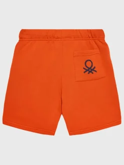 United Colors Of Benetton Szorty sportowe 3J70G900P Czerwony Regular Fit
