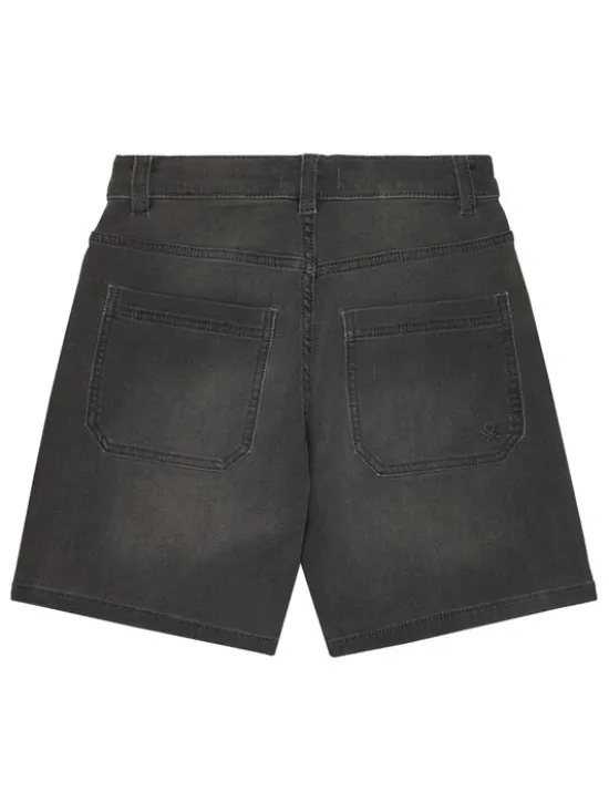United Colors Of Benetton Szorty jeansowe 44LGC9048 Szary Regular Fit