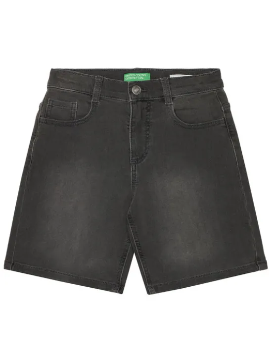 United Colors Of Benetton Szorty jeansowe 44LGC9048 Szary Regular Fit