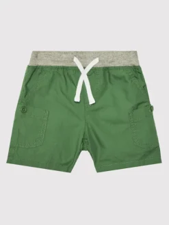 United Colors Of Benetton Szorty materiałowe 4AC7G900I Zielony Regular Fit