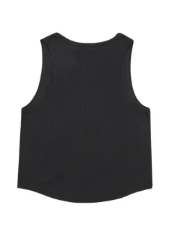 United Colors Of Benetton Top 31H3CH01F Czarny Slim Fit
