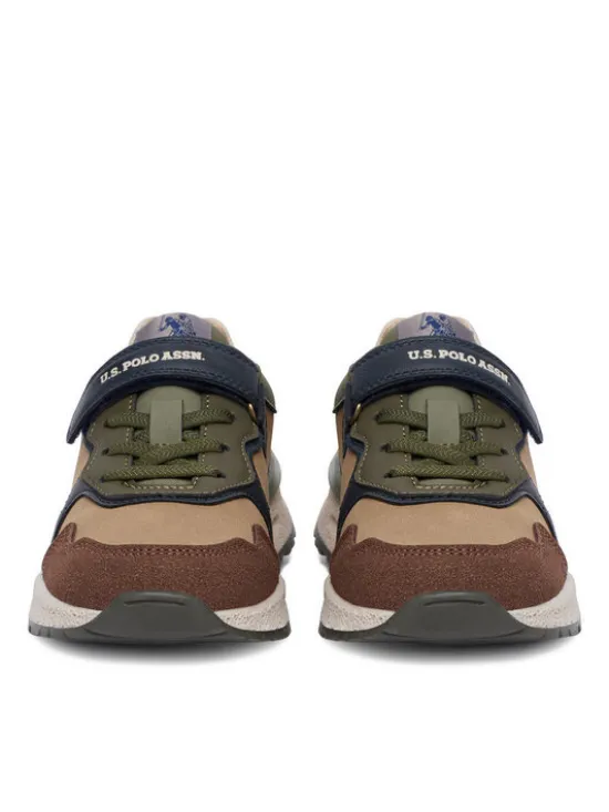 U.S. Polo Assn. Sneakersy EO-MAGIC001K/GY1 Brązowy