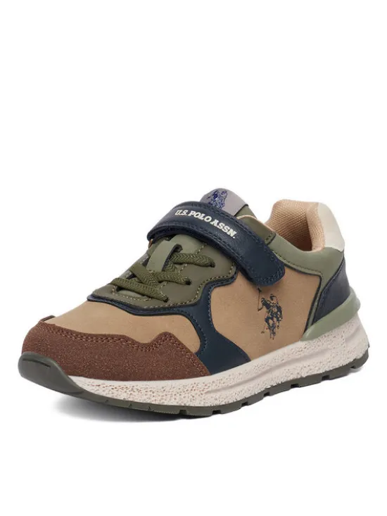U.S. Polo Assn. Sneakersy EO-MAGIC001K/GY1 Brązowy