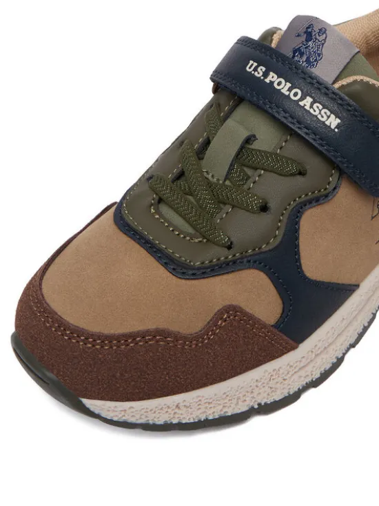 U.S. Polo Assn. Sneakersy EO-MAGIC001K/GY1 Brązowy