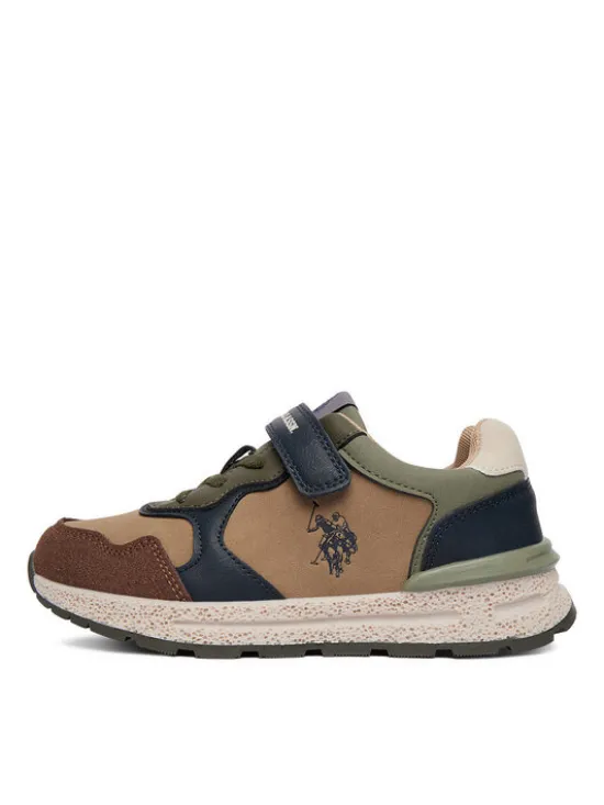 U.S. Polo Assn. Sneakersy EO-MAGIC001K/GY1 Brązowy