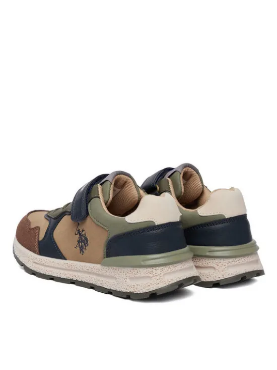 U.S. Polo Assn. Sneakersy EO-MAGIC001K/GY1 Brązowy
