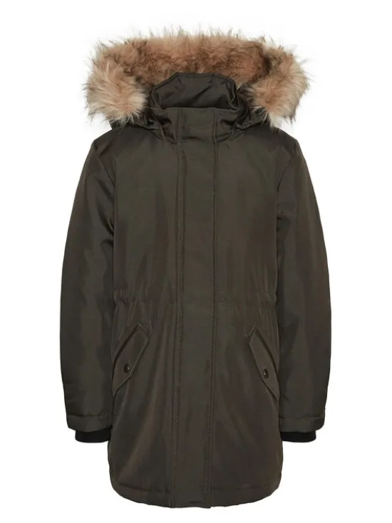 Vero Moda Girl Kurtka zimowa 10290910 Szary Regular Fit